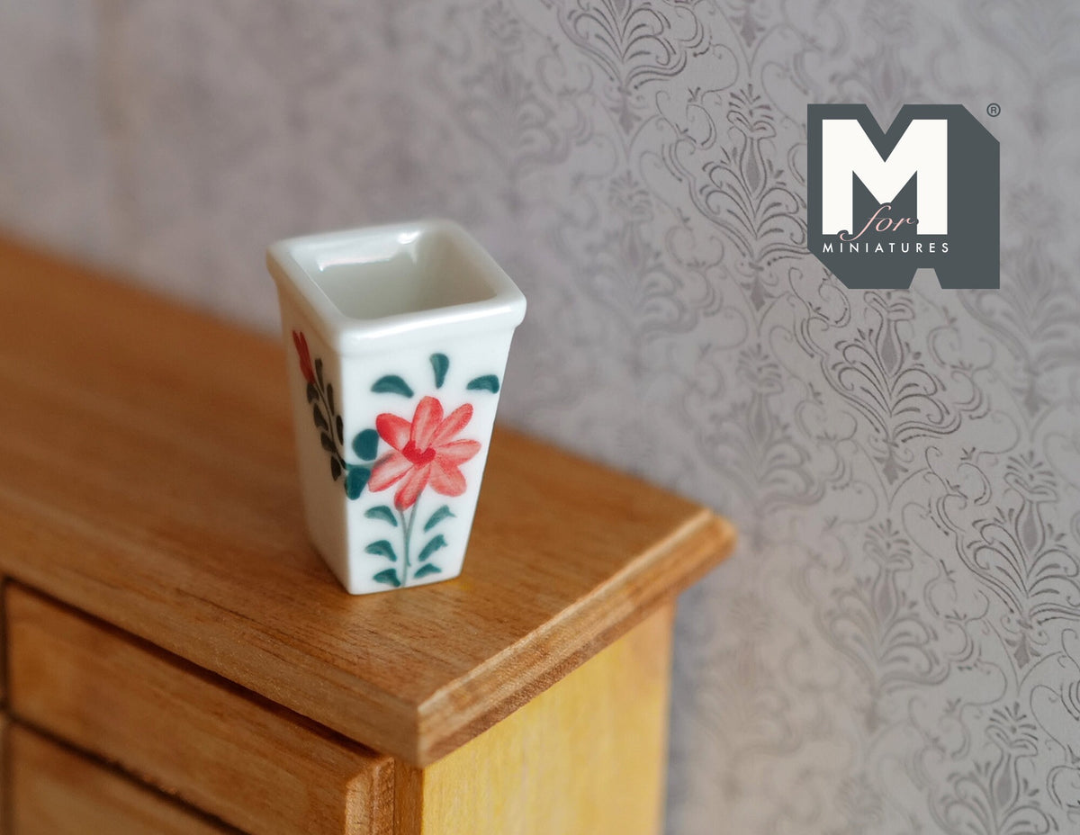 1:12 Dollhouse Supplies Miniature Ceramic Flower Vase - B071