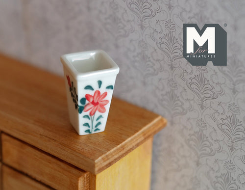 1:12 Dollhouse Supplies Miniature Ceramic Flower Vase - B071