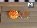 Miniature Sliced Apple Pie 1:12 Scale Dollhouse Fruit Pie baked Apple Pie Tar Fruit Cake E018