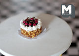 1:12 scale Dollhouse Supplies miniature Cherry Cake - E013