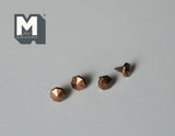 Dollhouse Miniature Cabinet Pulls Dresser Knobs Drawer Pulls Door Knobs Brass (Bronze) 4 Piece Pack (S) A049