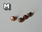 1:12 Scale Miniature Antique Bronze Faceted Cabinet Knobs, Set of 4, 3/16 inch dia., DIY Dollhouse Supply (X)