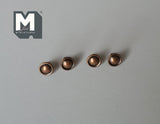 Dollhouse Miniature Cabinet Pulls Dresser Knobs Drawer Pulls Door Knobs Brass (Bronze) 4 Piece Pack (C) A049