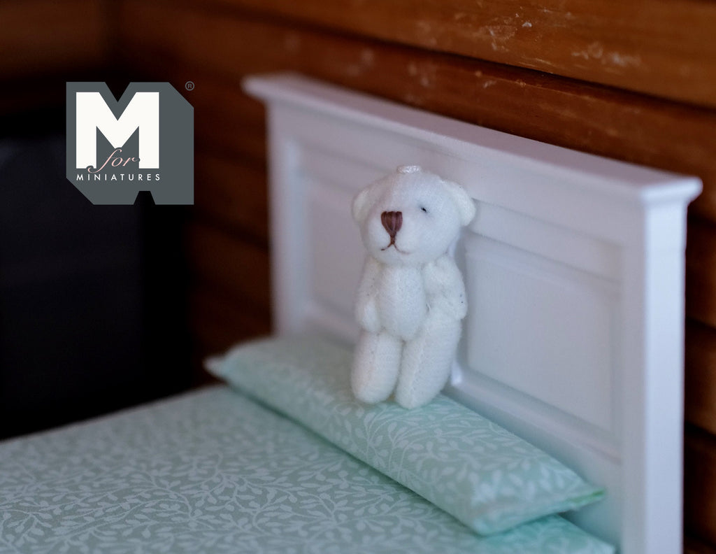 Dollhouse Miniature Tiny Plush Stuffed Bear 1:12 Scale (3cm(H) x 2cm(L)  G037