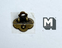 1:12 Dollhouse Miniature Metal Trunk Lock , Price per pair (top & bottom) (Brass) C050