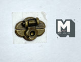 1:12 Dollhouse Miniature Metal Trunk Lock , Price per pair (top & bottom) (Brass) C050