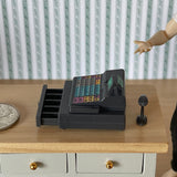 1:12 Miniature Cash Register with Cash Drawer and Product Scanner (non-functional) - C094