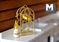 1:12 Miniature Wine Rack with 2 Wine Bottles Wine Bottle Holder Hanging Stand - H009