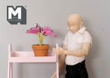 Dollhouse Supplies potted plants dolls house decoration living room 1 12th scale miniature - F087