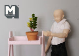 Dollhouse Supplies potted plants dolls house decoration living room 1 12th scale miniature - F084