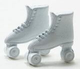 Miniature Roller Skates 1 Pair (White) H034