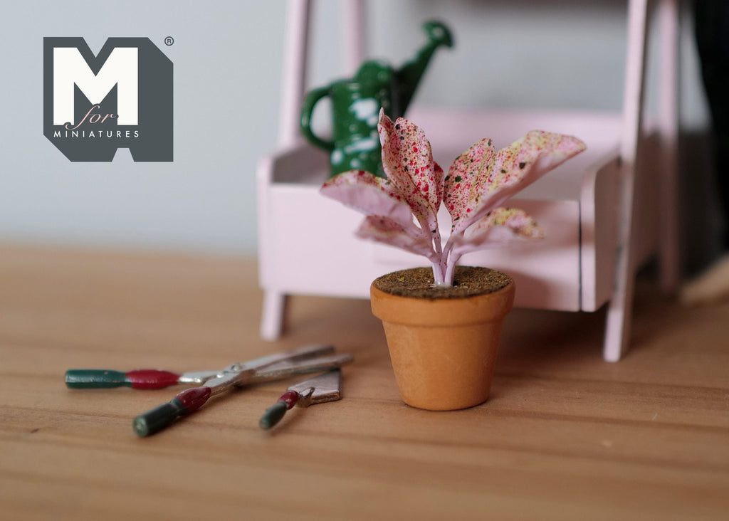 Dollhouse Supplies potted plants dolls house decoration living room 1 12th scale miniature - H029