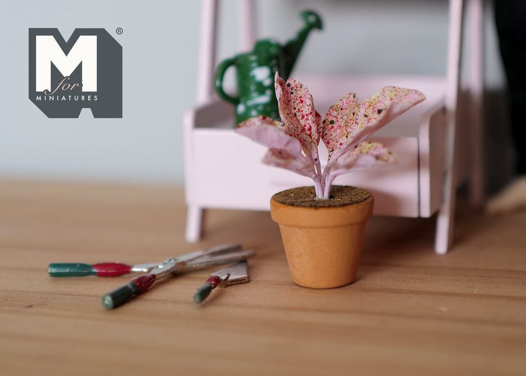 Dollhouse Supplies potted plants dolls house decoration living room 1 12th scale miniature - H029
