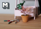 Dollhouse Supplies potted plants dolls house decoration living room 1 12th scale miniature - H029