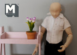 Dollhouse Supplies potted flower, dolls house tulip, decoration living room 1 12th scale miniature - F084