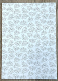 1:12 Miniature Flower Wallpaper Sticker , Dollhouse Supplies Flower Wallpaper Sticker , 8" x 11" - Z3
