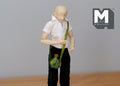 1:12 Dollhouse Supplies Miniature Metal Water Bottle - E041