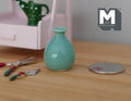 1:12 Dollhouse Supplies Miniature Clay Pottery Planter, vase, gardening 1 12 scale miniature plants container - A066