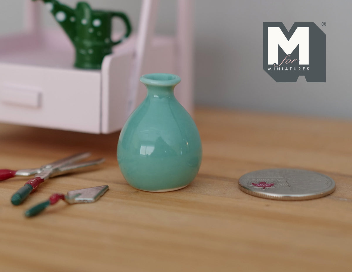 1:12 Dollhouse Supplies Miniature Clay Pottery Planter, vase, gardening 1 12 scale miniature plants container - A066