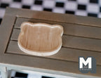 1:12 Dollhouse Supplies Miniature unfinished, unpainted Wooden Tray - F065