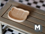 1:12 Dollhouse Supplies Miniature unfinished, unpainted Wooden Tray - F065