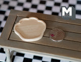 1:12 Dollhouse Supplies Miniature unfinished, unpainted Wooden Tray - F065