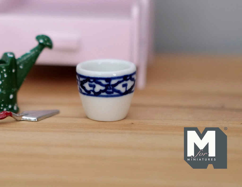 1:12 Dollhouse Supplies Miniature Clay Pottery Planter, clay flower pot, gardening 1 12 scale miniature plants - B080