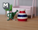 1:12 Dollhouse Supplies Miniature Clay Pottery Planter, vase, gardening 1 12 scale miniature plants container - A066