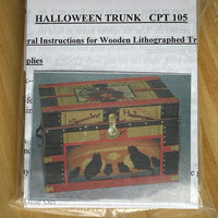 DIY Miniature Lithograph Trunk Kit Spooky Halloween Paper Cover with Material and Instruction - J048