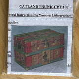 DIY Miniature Lithograph Trunk Kit Catland Paper Cover with Material and Instruction - J048