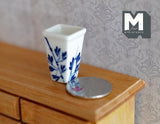 1:12 Dollhouse Supplies Miniature Ceramic Flower Vase - B071