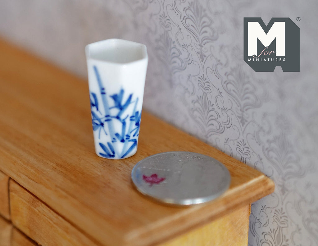 1:12 Dollhouse Supplies Miniature Ceramic Flower Vase - B071