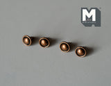 Dollhouse Miniature Cabinet Pulls Dresser Knobs Drawer Pulls Door Knobs Brass (Bronze) 4 Piece Pack (C) A049