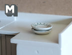 1:12 Dollhouse Supplies Miniature Plate set of 2 - A075