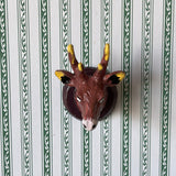 1:12 Miniature Stag Head , Miniature Deer Mount , Miniature Skull Mount , Miniature Deer Neck Mount, Miniature Wall Mounted Deer Head - G058