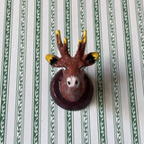 1:12 Miniature Stag Head , Miniature Deer Mount , Miniature Skull Mount , Miniature Deer Neck Mount, Miniature Wall Mounted Deer Head - G058