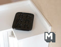 1:12 Scale Miniature Gingerbread Man Baking Pan, 1-9/16 inch long, DIY Dollhouse Supply (black) (cast resin)