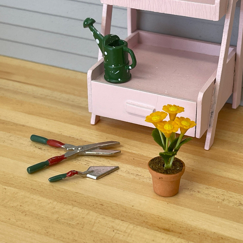 1:12 Miniature Clay Planter Pot , Miniature Potted Flowers , Dollhouse Potted Flowers , Dollhouse Flowers , Miniature Flowers - H031