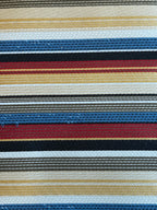 Tapis miniature rayé à franges à l'échelle 1:12, 16 cm de long, accessoire pour maison de poupée à faire soi-même