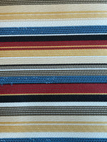 1:12 Miniature Horizontal Stripes Area Rug , Miniature Carpet , Miniature Area Rug D081