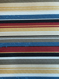 1:12 Miniature Horizontal Stripes Area Rug , Miniature Carpet , Miniature Area Rug D081