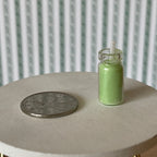 Miniature Candle in Glassware , Miniature Candle in Glass Cylinder , Miniature Candle Jar , Glass Holder , Real Wax with Wick - C086