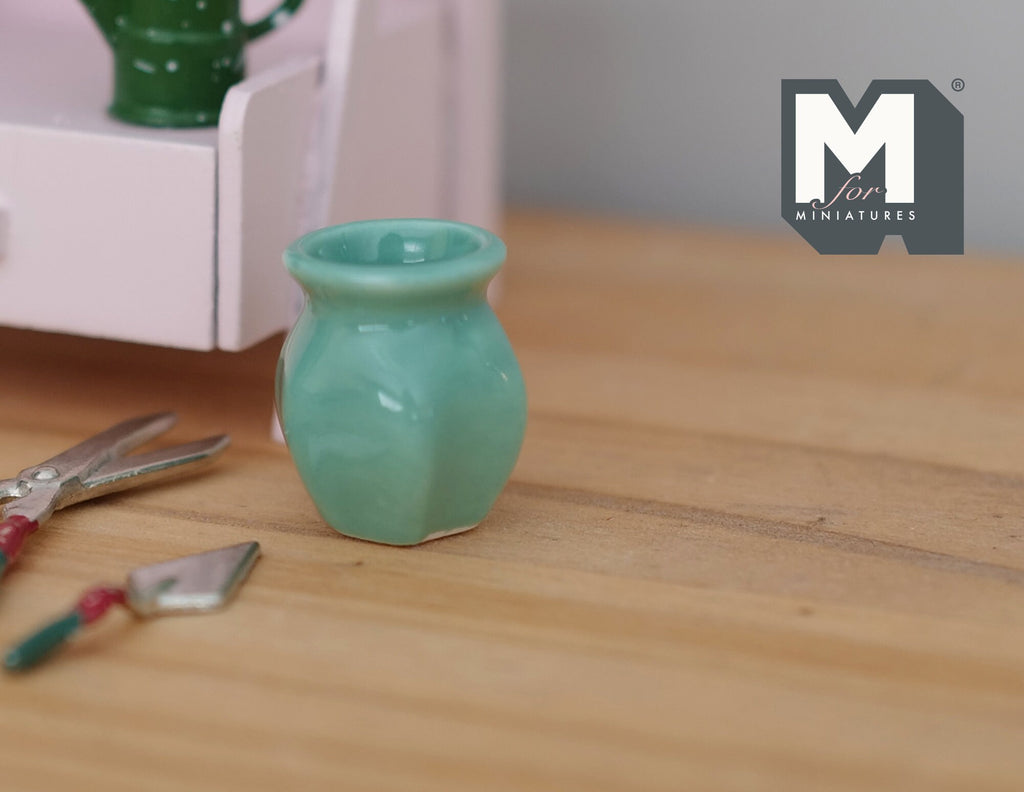 1:12 Dollhouse Miniature Clay Pottery Planter, clay flower pot, gardening 1 12 scale miniature plants - B080
