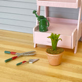 1:12 Miniature Clay Planter Leaves , Miniature Leaves , Miniature Leaf , Dollhouse Supplies Flowers , Miniature Flowers - F086