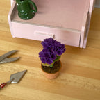 1:12 Miniature Clay Planter Pot , Miniature Potted Flowers , Dollhouse Potted Flowers , Dollhouse Flowers , Miniature Flowers - H031