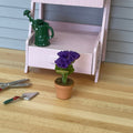 1:12 Miniature Clay Planter Pot , Miniature Potted Flowers , Dollhouse Potted Flowers , Dollhouse Flowers , Miniature Flowers - H031