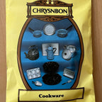 1:12 Scale Miniature Cookware Kit, 12 Pieces, DIY Dollhouse Supply