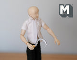 1:12 Scale Dollhouse Supplies Miniature Metal Sickle Reaping Hook Farm Harvesting Tool - F078