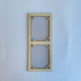 1:12 Dollhouse Victorian Screen Door , Dollhouse Bug Screen Door , Unfinished Unpainted Miniature Screen Door - I043