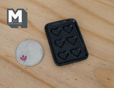 1:12 Dollhouse Supplies miniature Heart Shape Cookie Pan (Made with Resin) E045